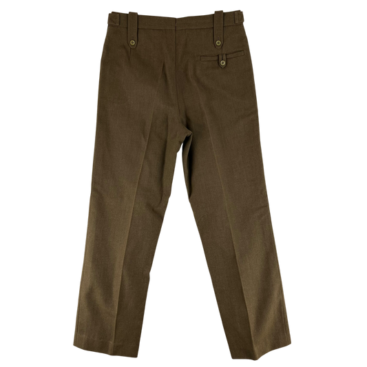British Army Brown Officer's No. 2 Dress Trousers - W34 L30.5