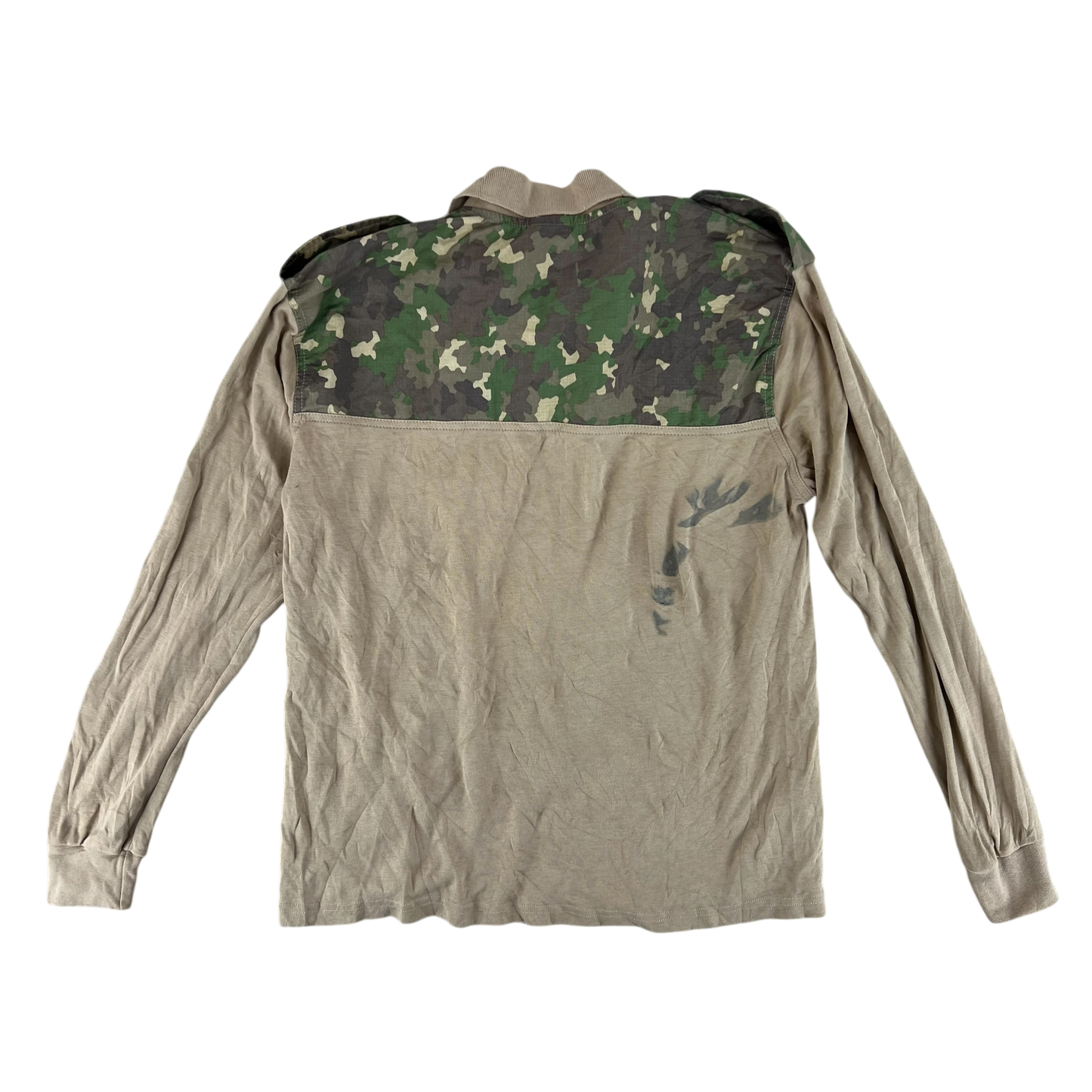 Romanian Army M2017 Woodland Camouflage Polo Top - Large