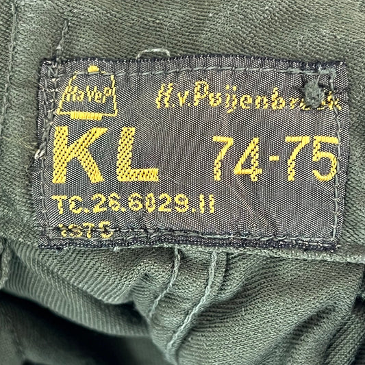 Dutch Army 70s Green Combat Trousers - W29 L27