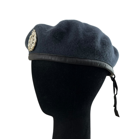 British RAF Beret w/ Badge - Medium 58cm
