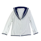 British Royal Navy Class II White Jumper Sailor's Top - Medium 170/96