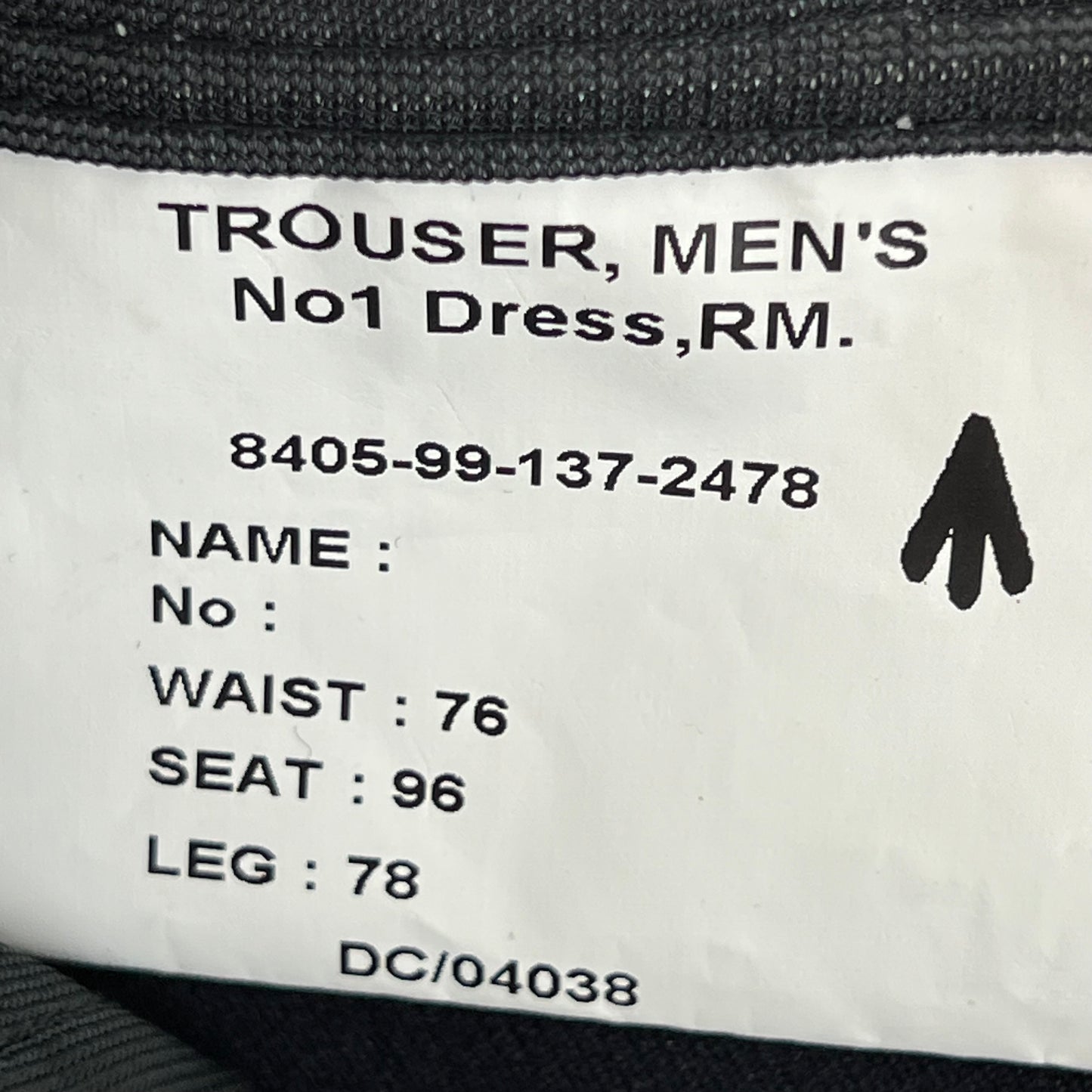 British Royal Marines No1 Blues Dress Trousers - W29 L31