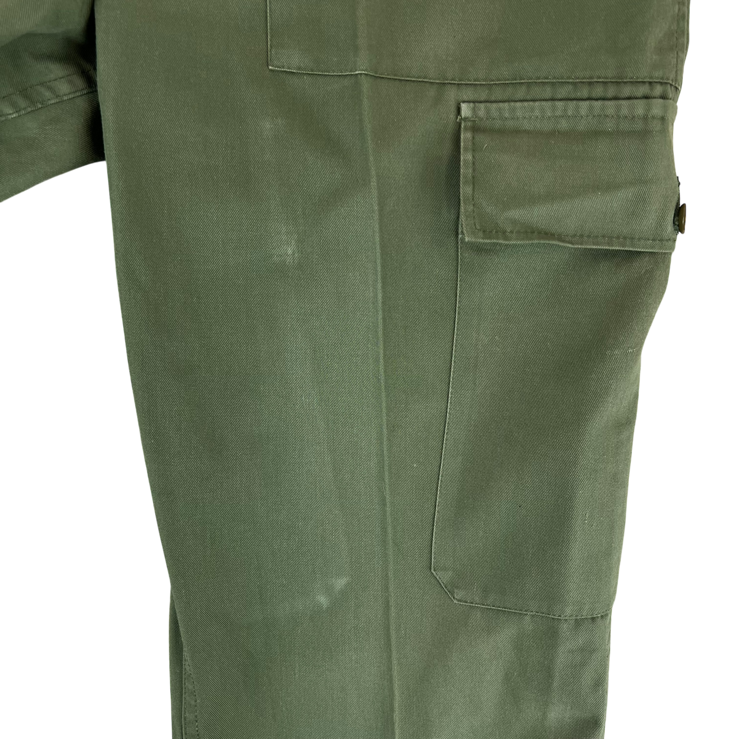 British Army Olive Green Fatigue Work Trousers - W31 L29
