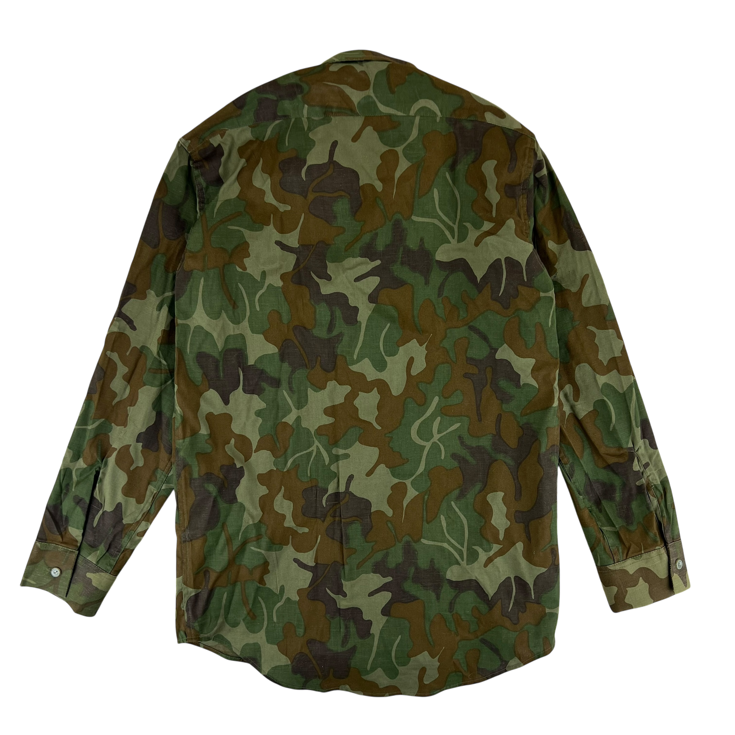 Romanian Army M1994 "Vine" Camouflage Long Sleeve Shirt - Medium