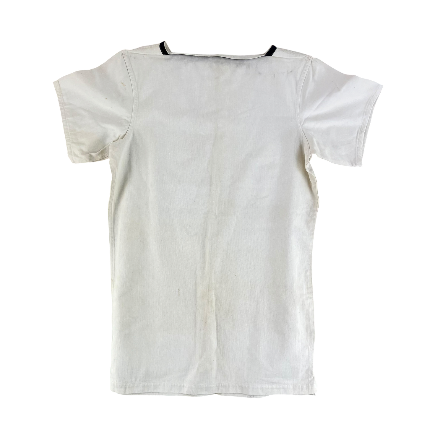 British Royal Navy 40s Class II White Jumper Sailor's Top - Medium