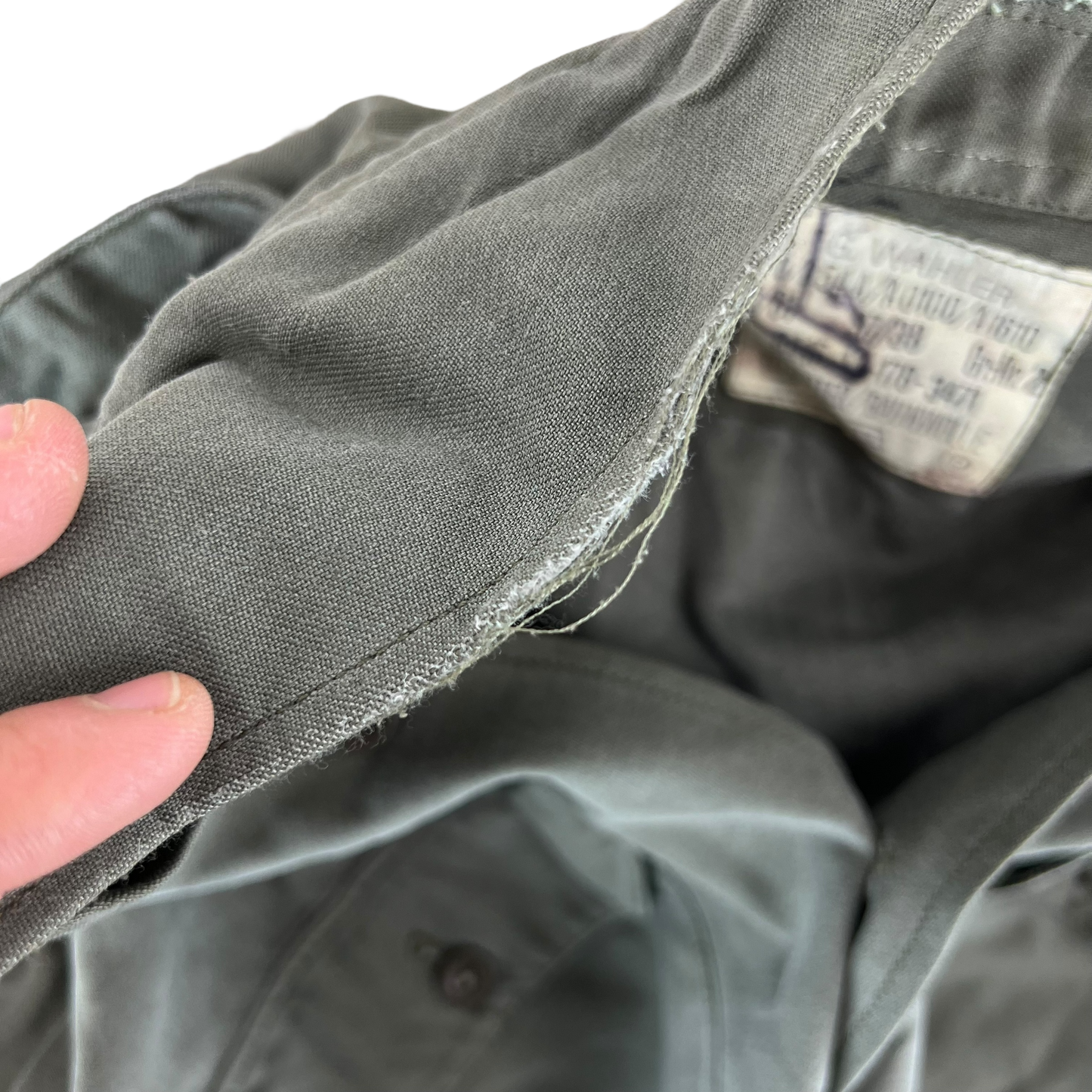 German Army Olive Green Long Sleeve Field Shirt - Medium GrNr 2