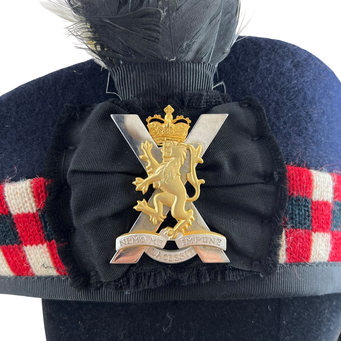 British Army Glengarry w/ Badge & Plume - Royal Regiment of Scotland - Small 56cm