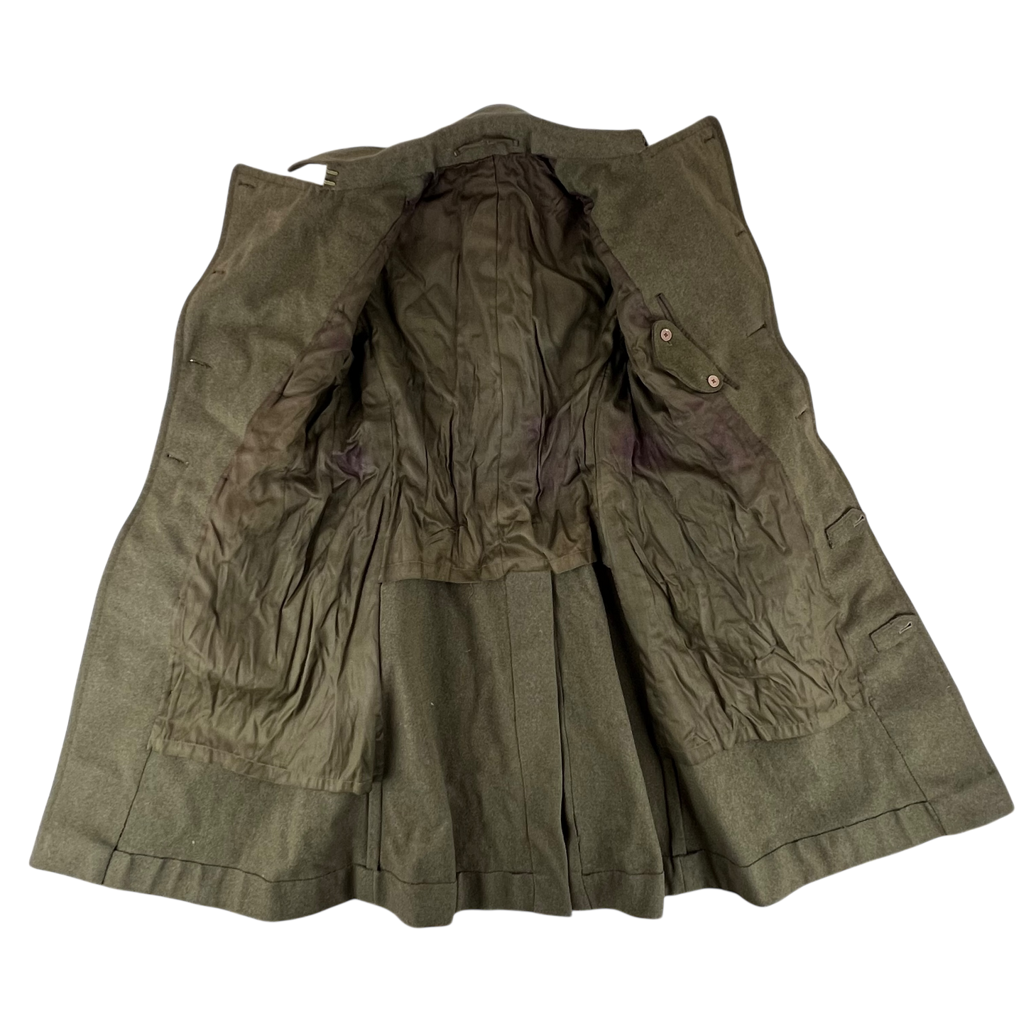 British Army WW2 1940 Pattern Wool Greatcoat - Small