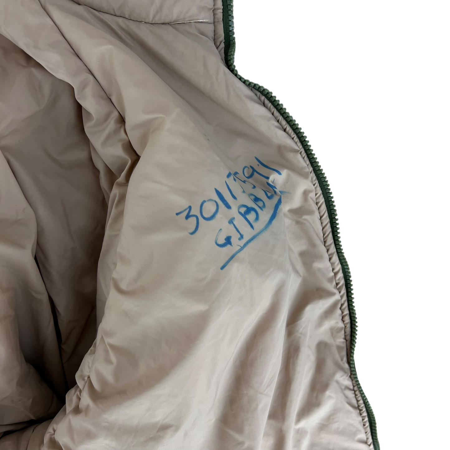 British Army Reversible Thermal Olive Green / Tan Quilted Jacket - Medium