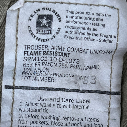 US Army Multicam Camouflage BDU Trousers - W28 L30