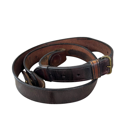 British Army Oxblood Leather Sam Browne Belt Shoulder Strap - L39