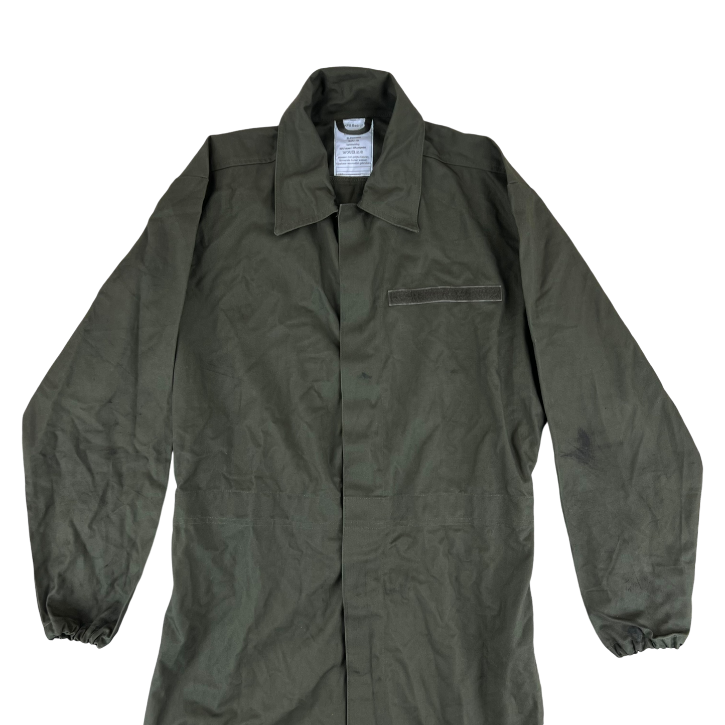 Dutch Army Coveralls Olive Green Poly-Cotton - Medium