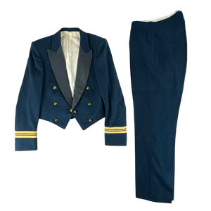 British RAF 80s No. 5 Mess Dress Uniform - Jacket & Trousers - Medium