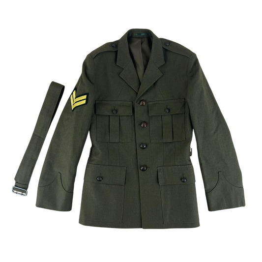 British Royal Marines Lovat No. 1B / 1C Dress Jacket w/ Belt - Medium