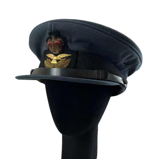 British RAF 60s No. 1 Warrant Officer's Dress Cap - Medium 57cm