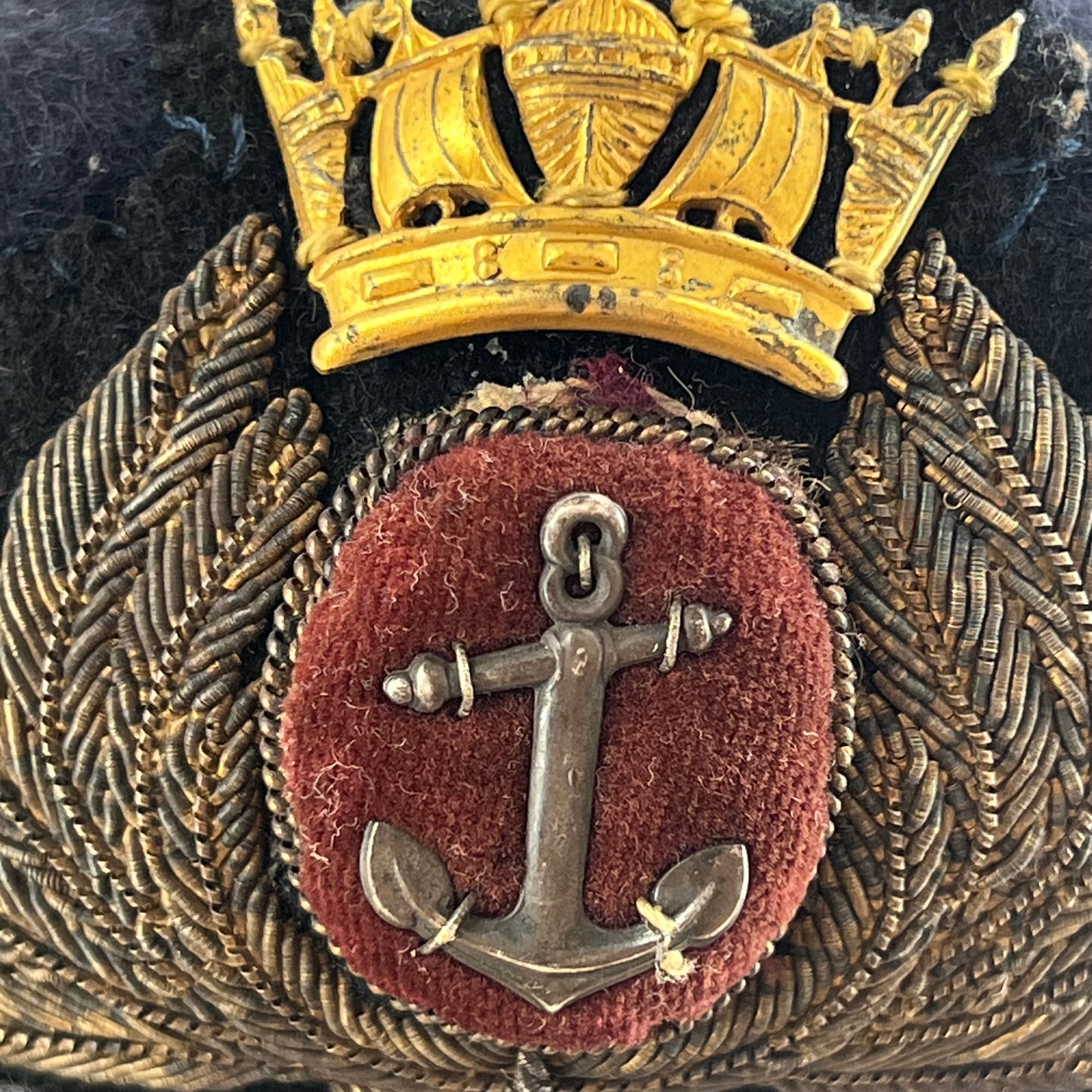 British Merchant Navy WW2 Beret w/ Patch - Medium / Large