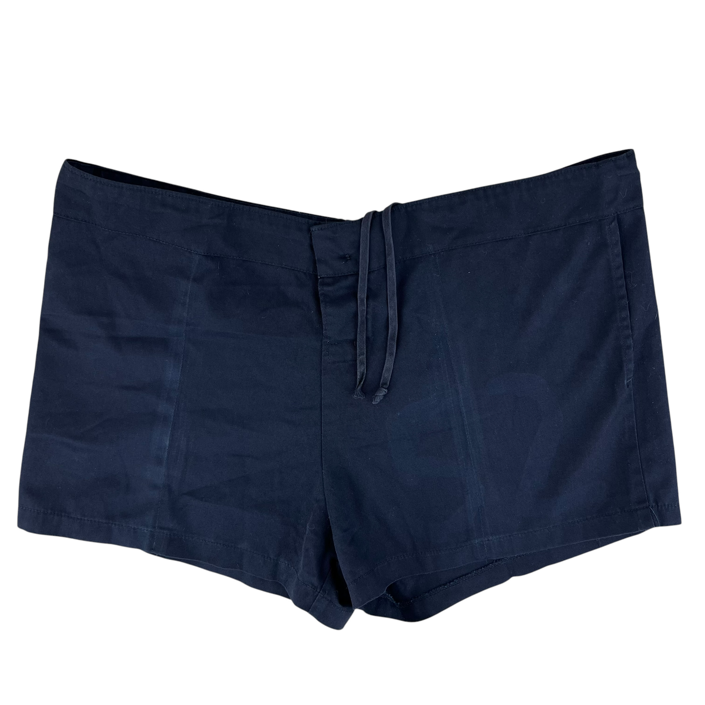 British Royal Navy 80s Navy Blue Cotton PT Shorts - W35
