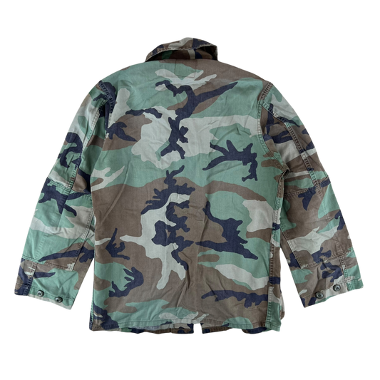 US Army M81 Woodland Camouflage BDU Combat Jacket - Medium