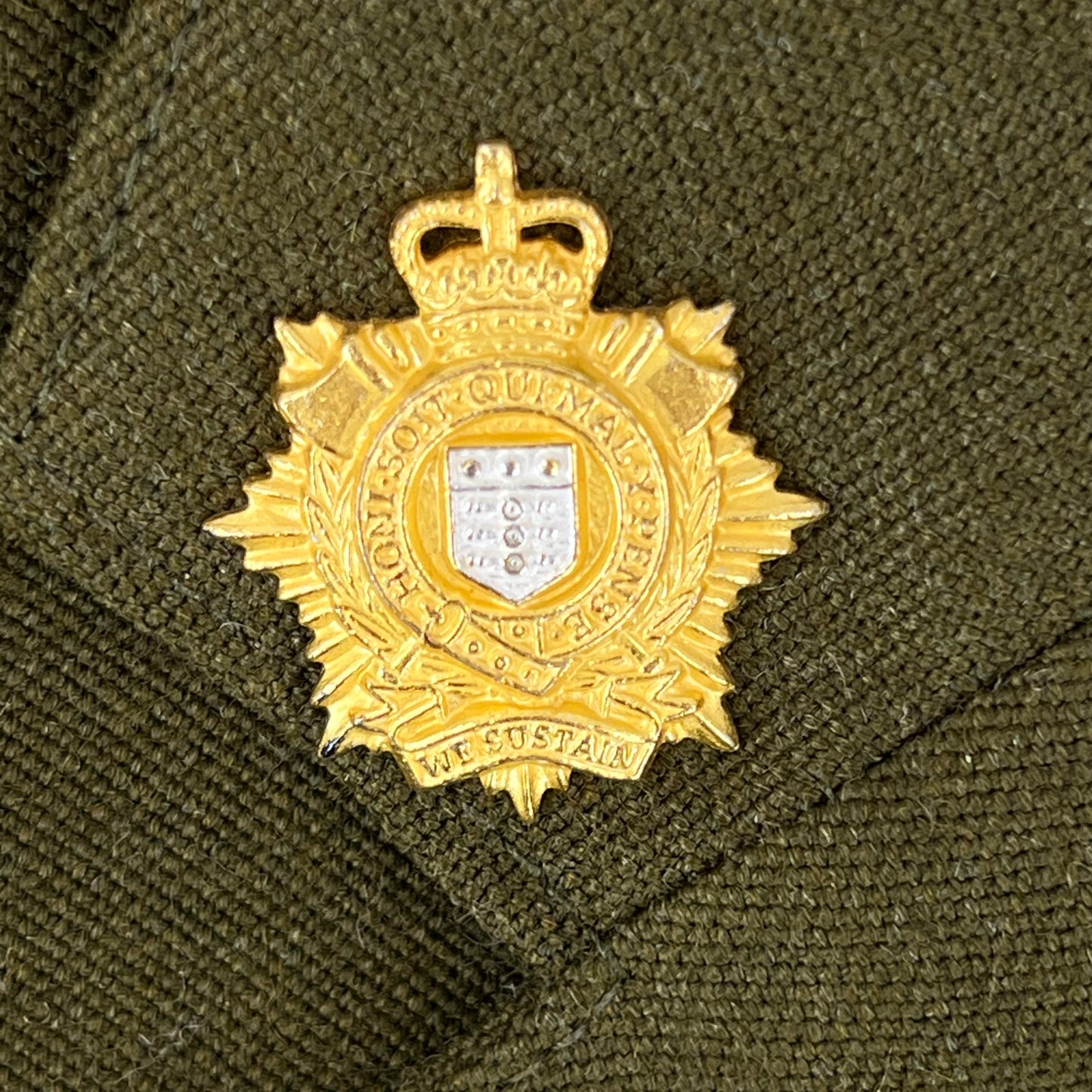 British Army 1980 Pattern No. 2 Olive Green Dress Jacket - RLC - Medium 170/100