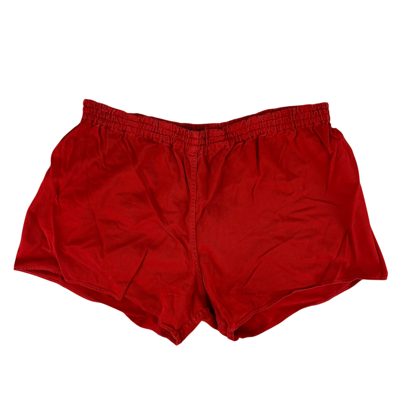 West German Army Cotton PT Red Swim Shorts - Medium