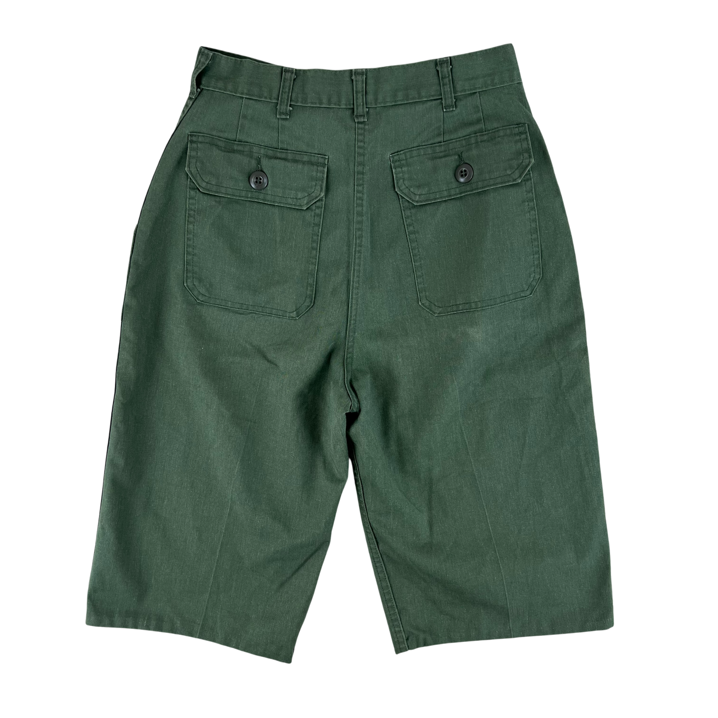 US Army Women's Green Utility Shorts - W26