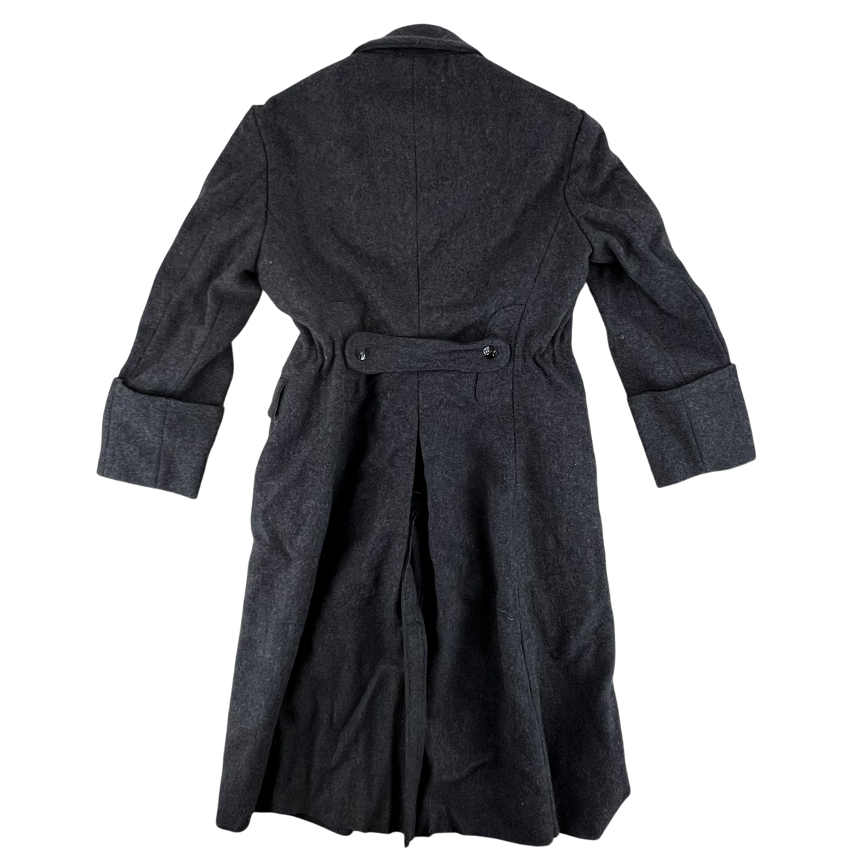 Bulgarian People's Army 80s Grey Wool Greatcoat - Large