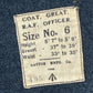 British RAF WW2 40's Officer's Blue Grey Wool Greatcoat w/ Belt - Medium Size 6