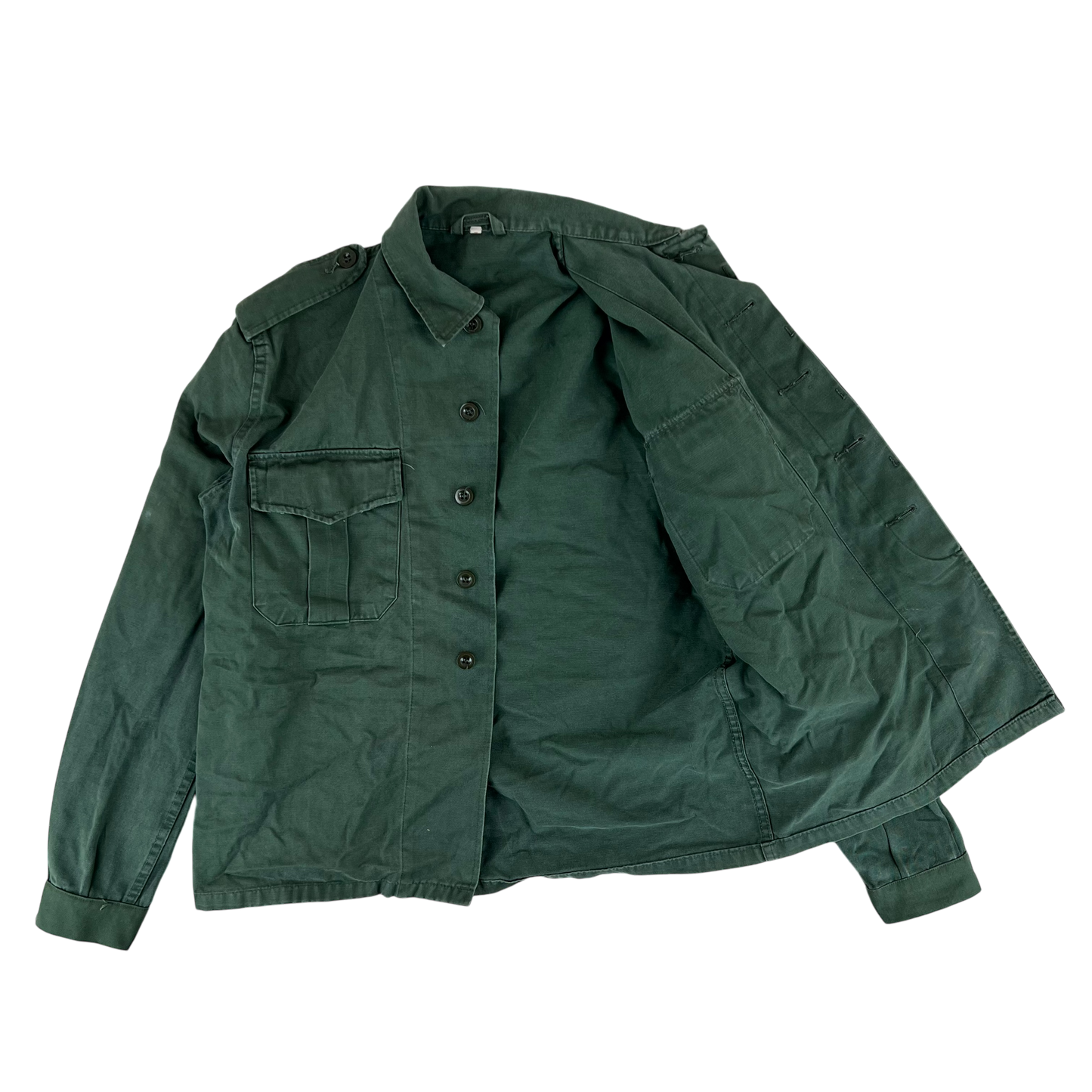 Belgian Army M64 Olive Green Shirt - Medium