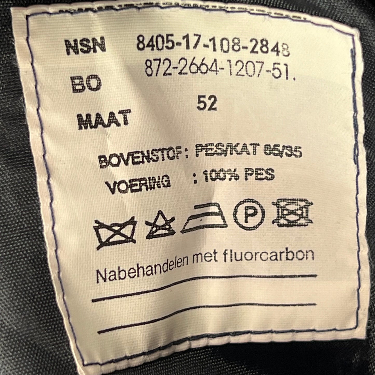 Dutch Navy Blue Mac Trench Coat w/ Thermal Liner - Large