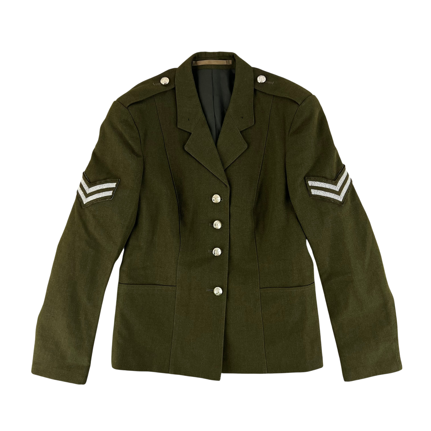 British Army 1980 Pattern Women's No. 2 Olive Green Dress Jacket - Medical Corps - Small 154/92