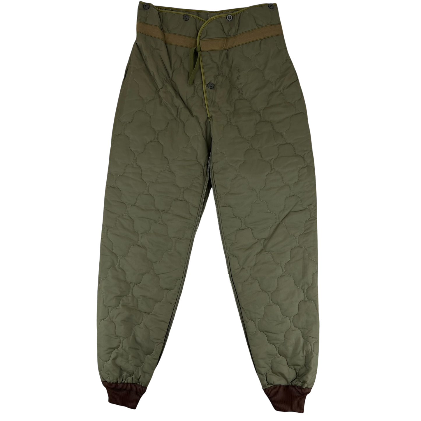 Czech / Czechoslovak Army M85 Olive Thermal Quilted Trouser Liner