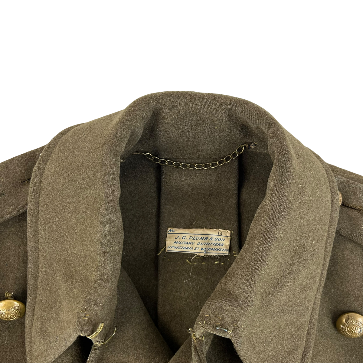 British Army WW2 1940 Pattern Wool Greatcoat - Royal Engineers - Medium