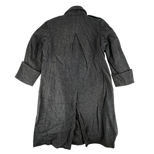 Bulgarian People's Army 50s Grey Wool Greatcoat - Large