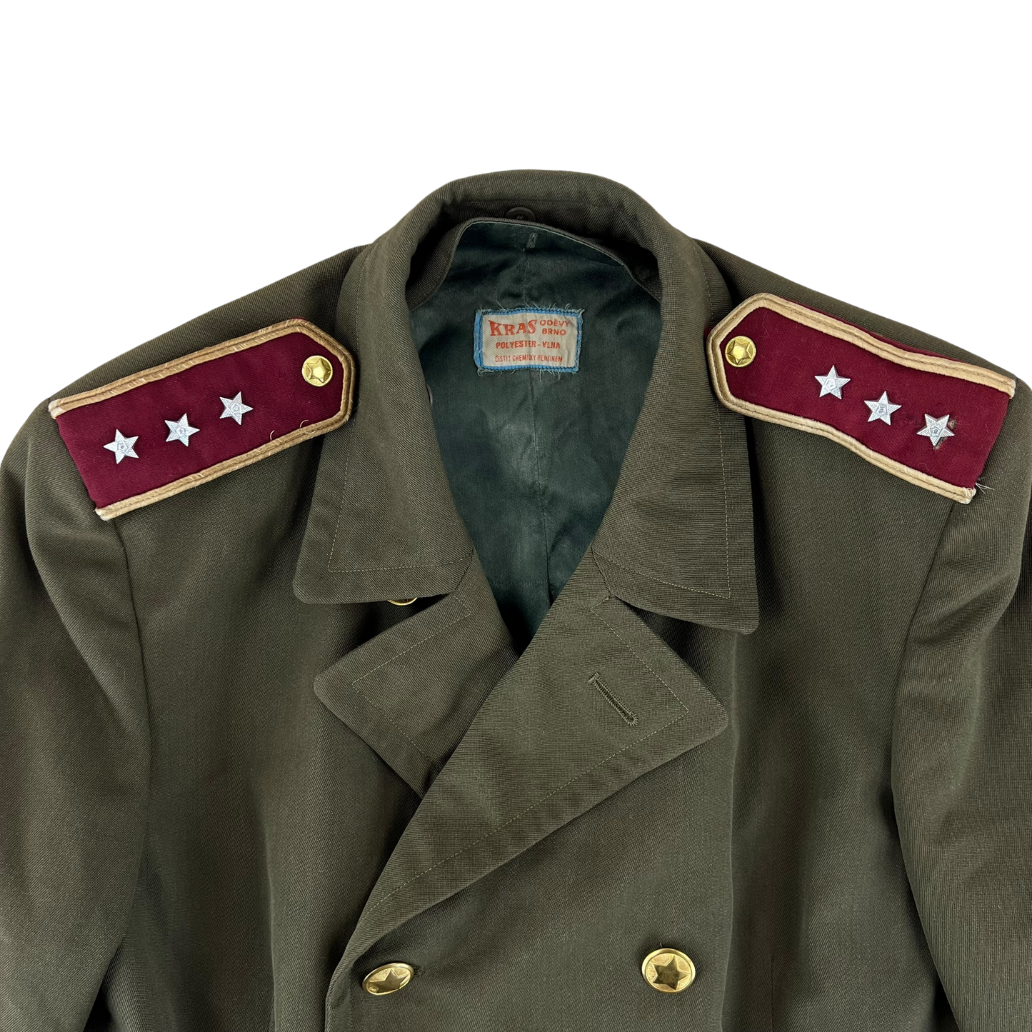 Czechoslovak People's Army Officer's Trench Coat - Medium