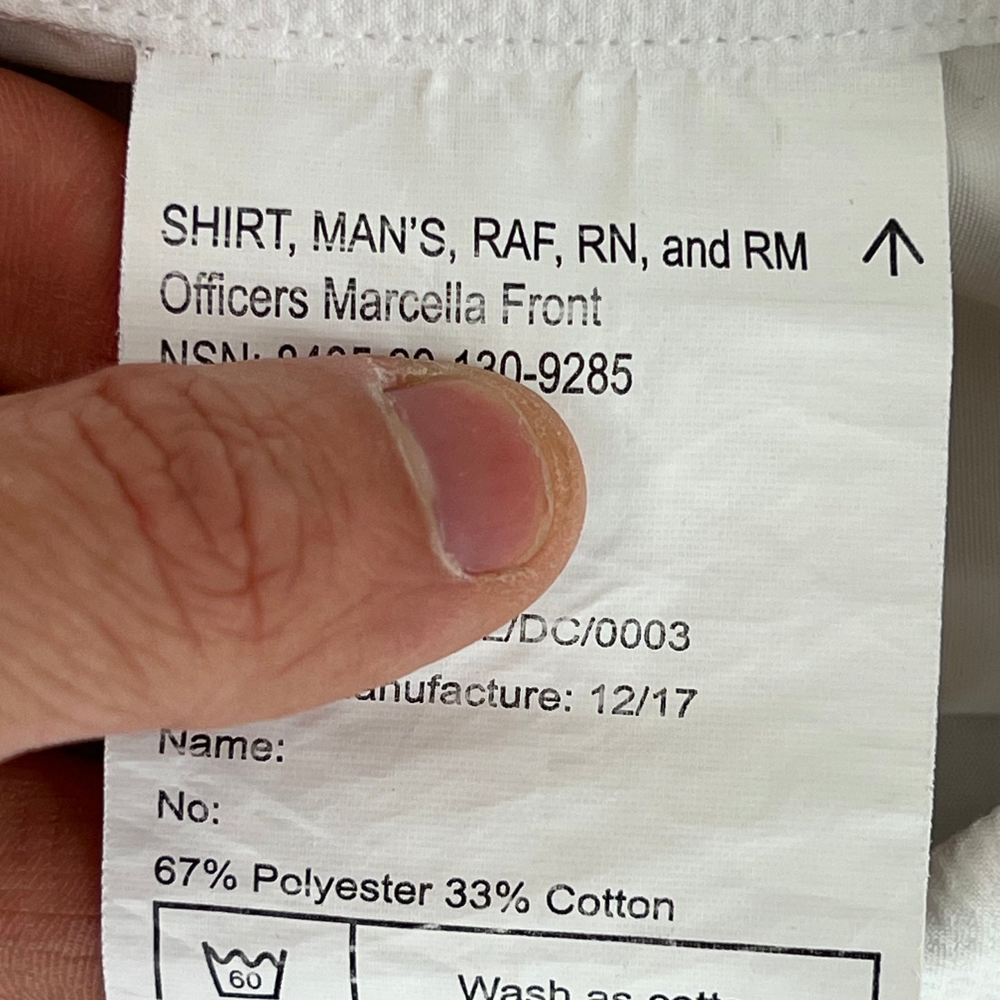 British Army White Marcella Mess Dress Shirt