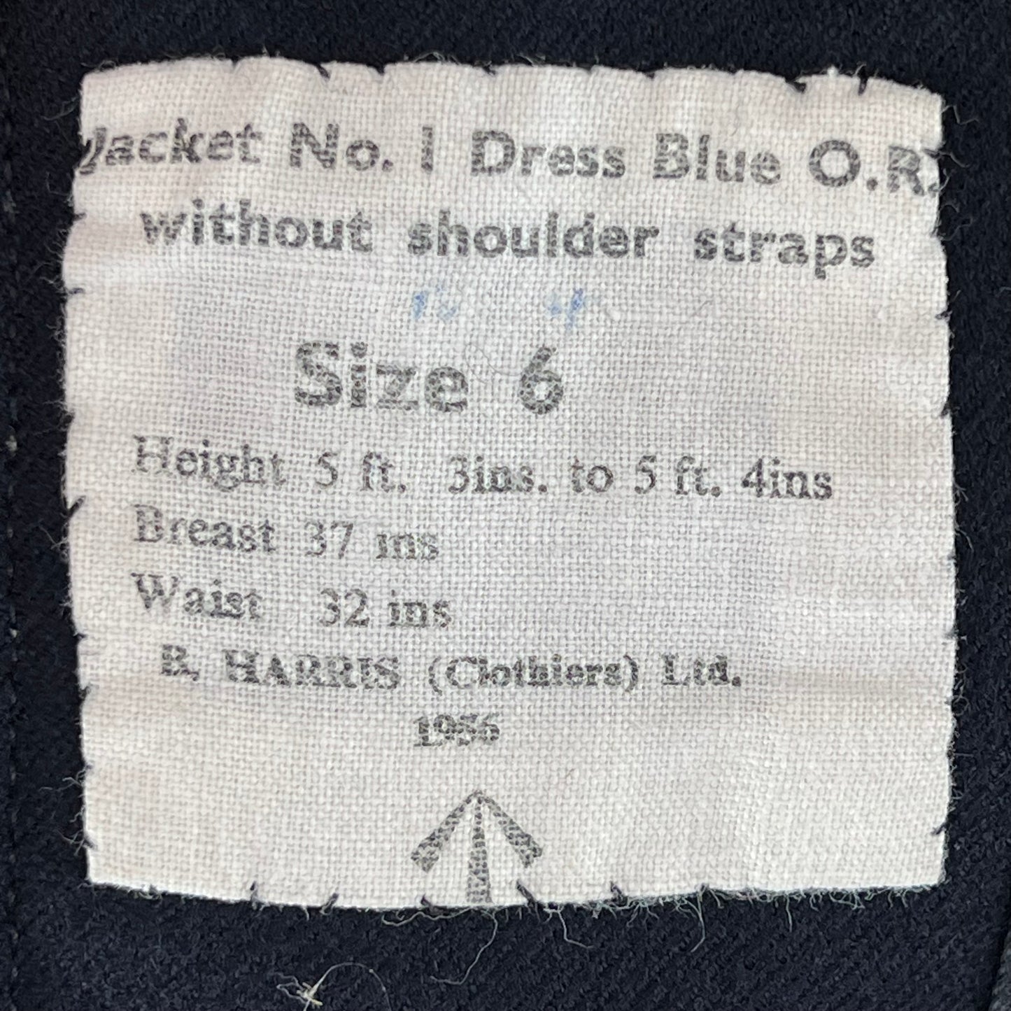 British Army 50s No. 1 Dress Jacket - Royal Artillery Regiment - Medium SIZE 6