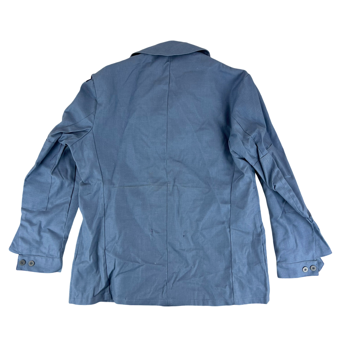 Swedish Civil Defense M59 Sky Blue Chore Coat Jacket - Large