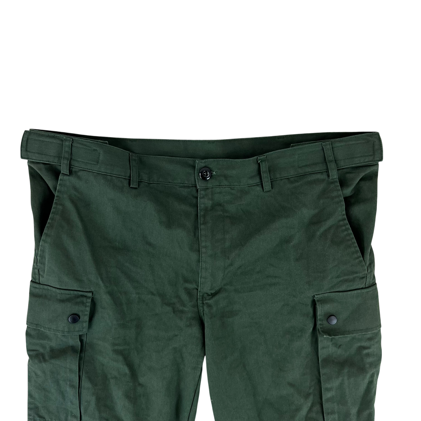 Dutch Army Forest Green Fatigues Cargo Trousers - W43 L34