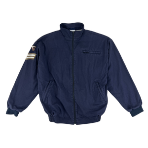 British Army / Tri-Services Navy Blue PTI Tracksuit Top Jacket - Large