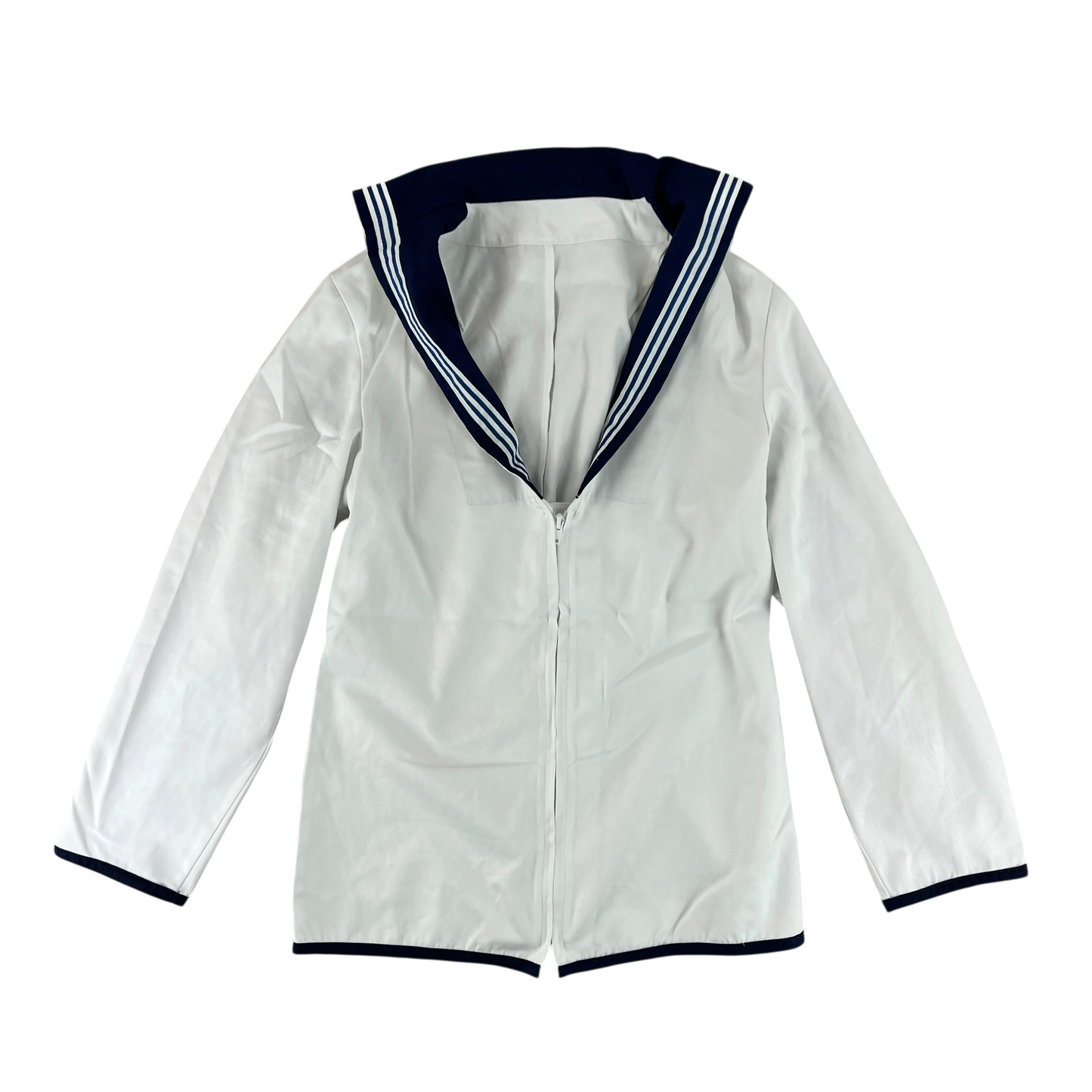 British Royal Navy Women's Class II White Jumper Sailor's Top - Medium 170/96