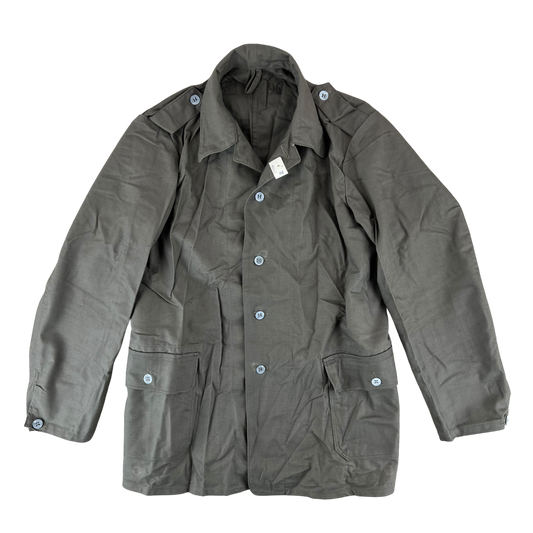 Swedish Army M40 "Grötrock" Brown Work Jacket - Medium