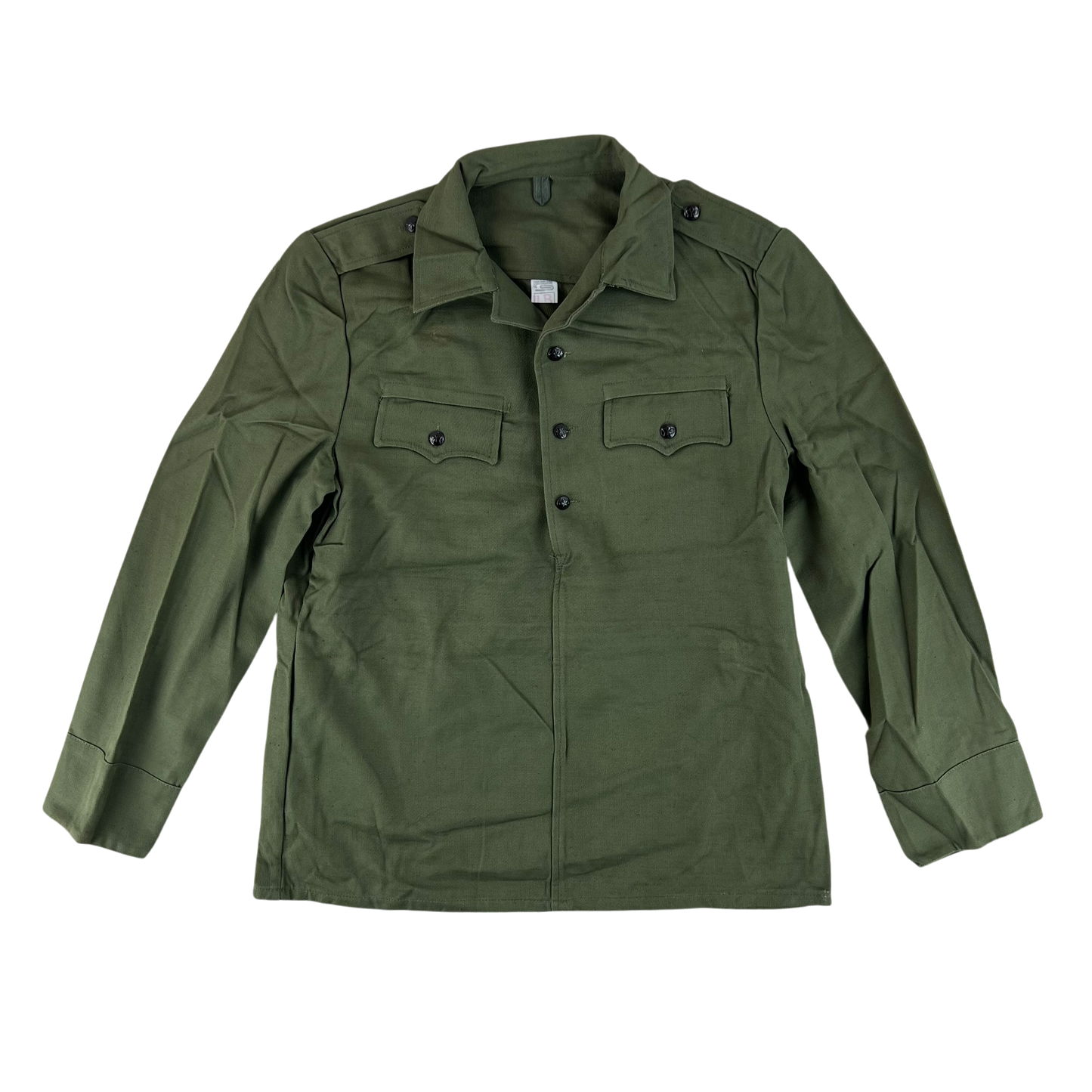 Bulgarian People's Army Olive Green Cossack Shirt - Medium