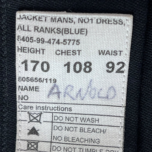 British Army No. 1 Dress Jacket - Corps of Army Music - Medium 170/108
