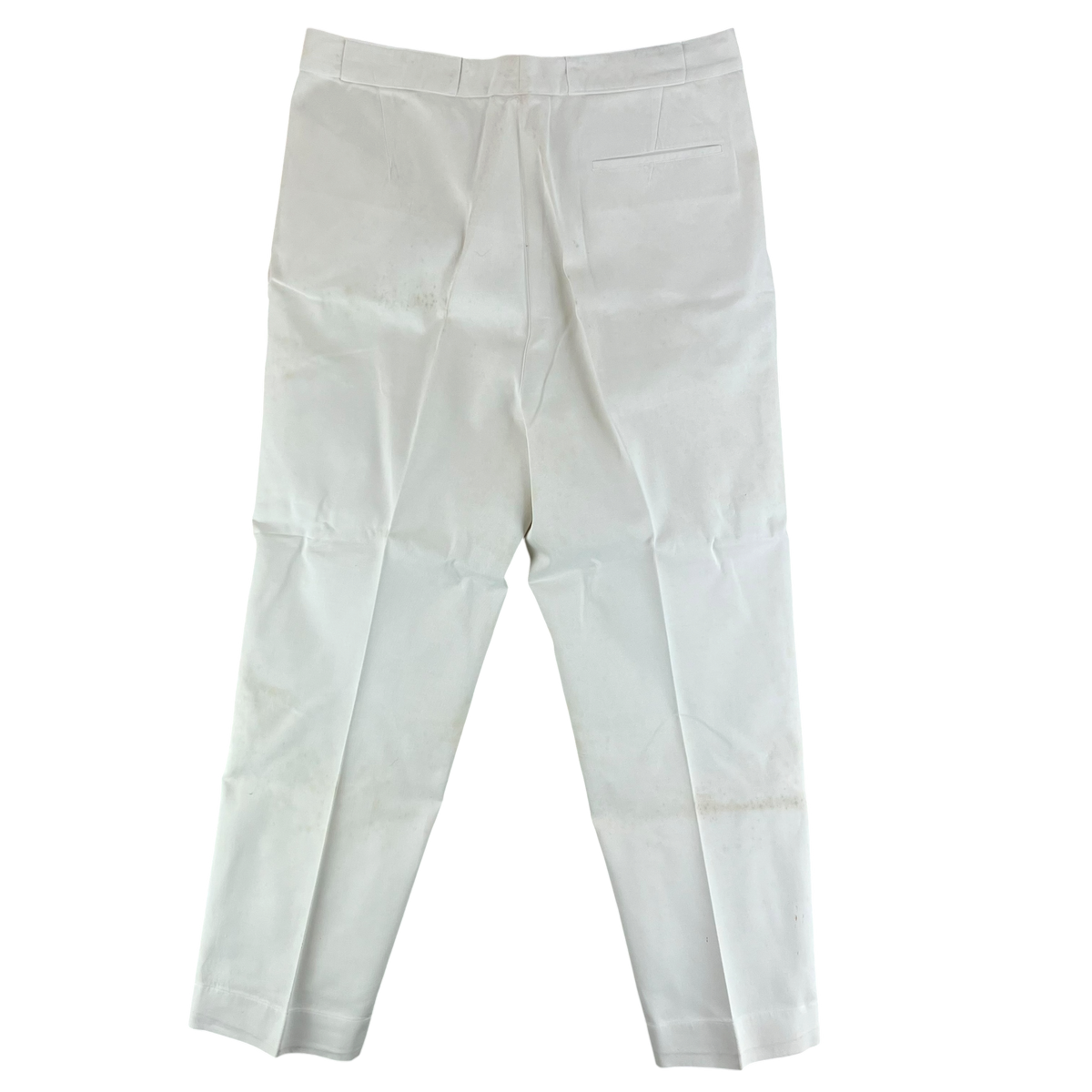 British Merchant Navy 50s Tropical White Trousers - W36 L30