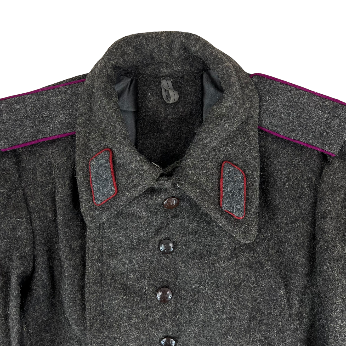 Bulgarian People's Army Grey Wool Greatcoat - Medium