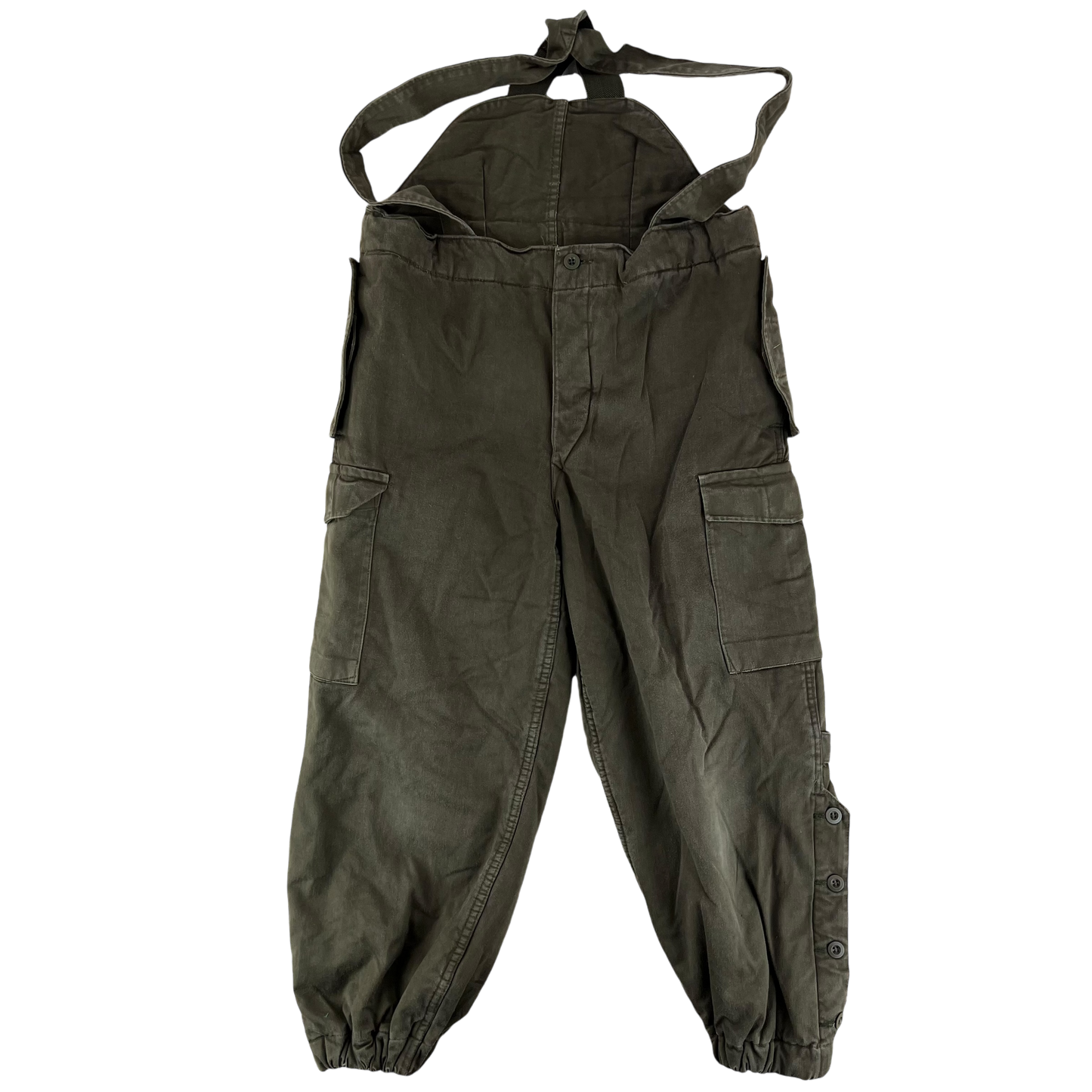 Austrian Army Thermal Insulated Olive Drab Bib Overalls - W35 96-100 I/II