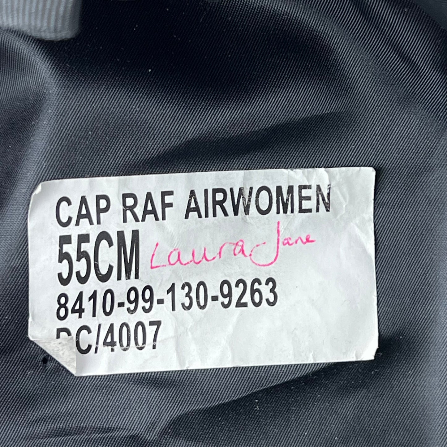 British Royal Air Force RAF Women's Dress Cap - Small 55cm