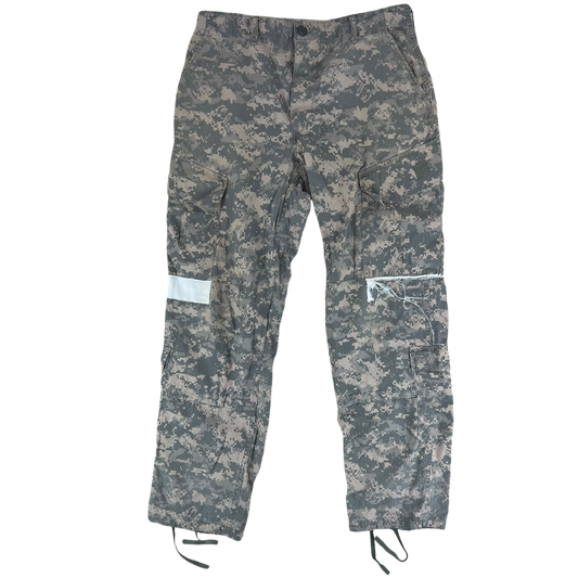 US Army UCP Pixel Camo Flame Resistant BDU Ripstop Combat Trousers - W35 L32.5