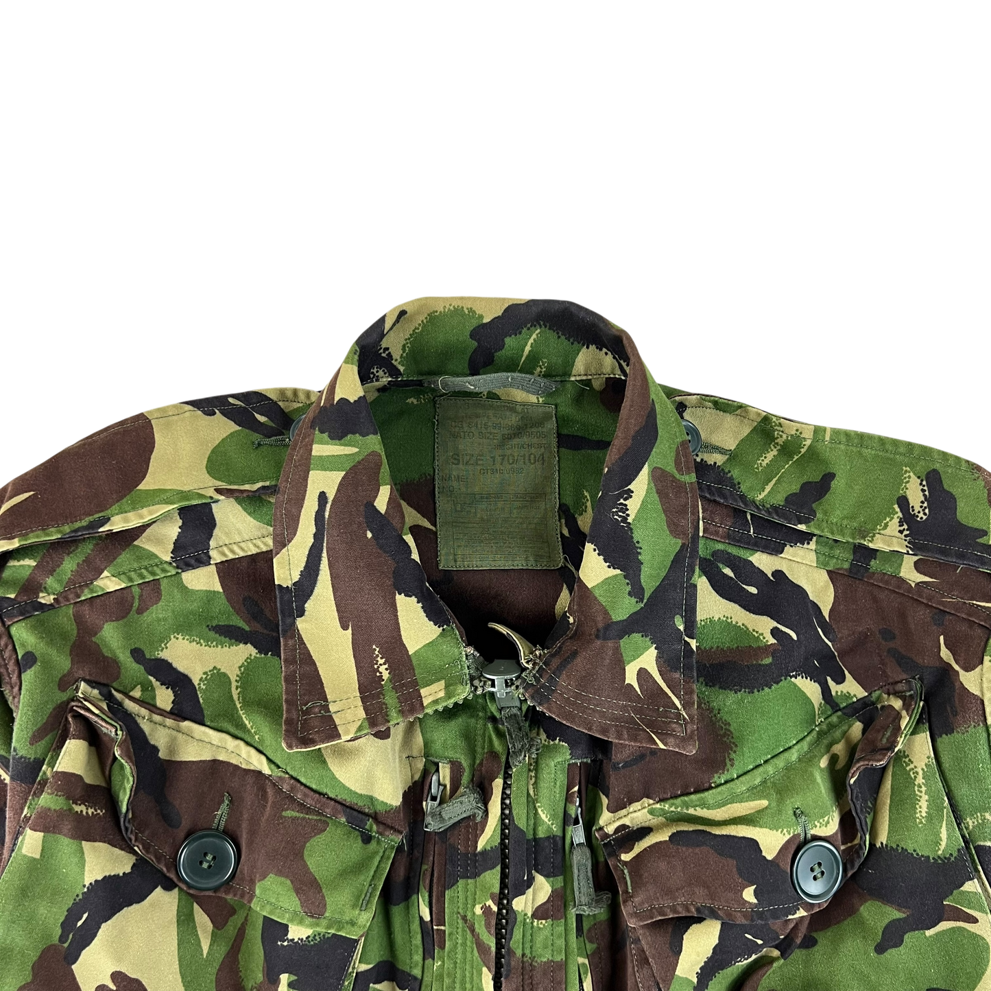 British Army 84 Pattern Woodland DPM Camo Combat Smock - Large 170/104