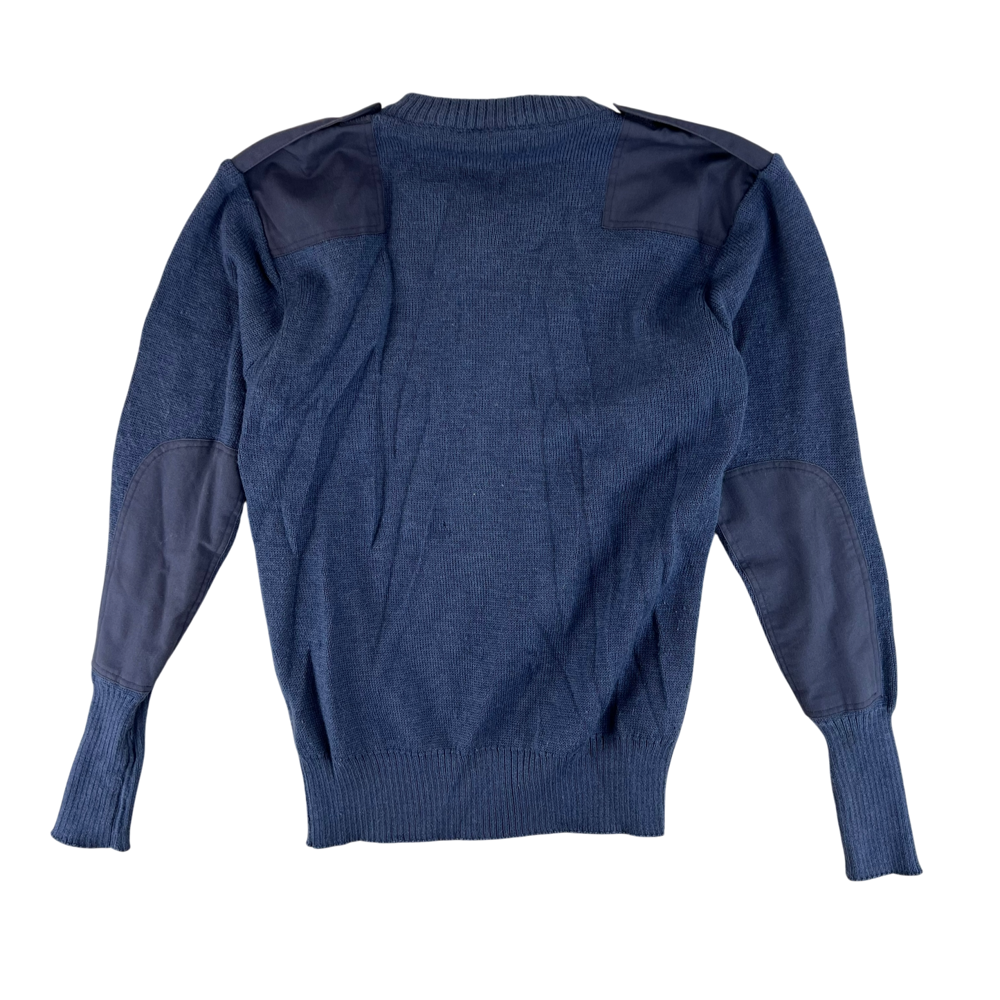British RAF Wool V Neck Pullover Jersey Jumper - Large 112cm